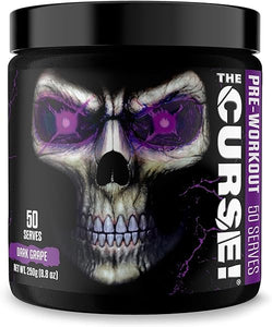 The Curse! Pre Workout Powder - Dark Grape 50 Servings | Preworkout: Boost Strength, Energy + Focus for Men & Women | Caffeine, Beta-Alanine, Creatine & L-Citrulline in Pakistan