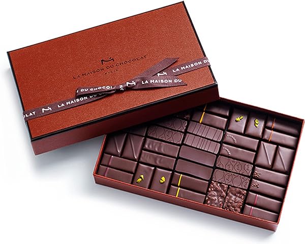 La Maison Du Chocolat Premium Dark Chocolate Coffret Maison Gift Box - Mother’s Day Chocolate Gift - 40pcs Gourmet French Chocolate in Pakistan in Pakistan