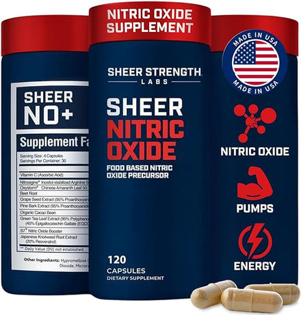 Nitric Oxide Supplements for Men NO2 Nitric Oxide Booster - With Nitrosigine Supplement, S7 & Beetroot - Nitric Oxide Blood Flow Pressure - Nitric Oxide Blood Flow Pump Supplement Nitrous Oxide 30SV in Pakistan