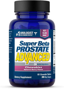 Super Beta Prostate Advanced Chewables - Prostate Support Supplement for Men's Health (60 Chews, 1-Bottle) in Pakistan