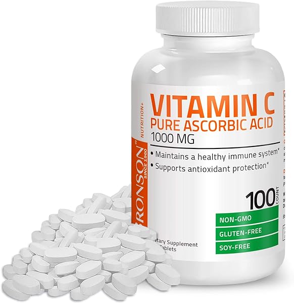 Vitamin C 1000 mg Premium Non-GMO Ascorbic Ac in Pakistan