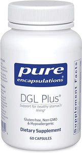 DGL Plus - Gut Health Supplements for Men & Women - with Marshmallow Root, Aloe Vera Extract & More - Non-GMO & Vegan - 60 Capsules in Pakistan