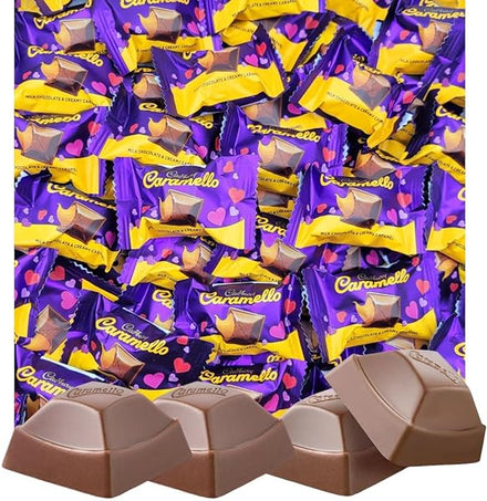 Cadbury Caramello Miniatures Milk Chocolate & Creamy Caramel Candy, Mothers Day, Gift for Mom, 39 Pieces - Individually Wrapped Bulk Chocolates - 1 Pound (Pack of 1) in Pakistan