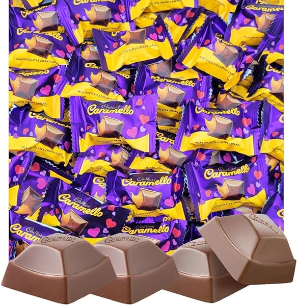 Cadbury Caramello Miniatures Milk Chocolate & Creamy Caramel Candy, Mothers Day, Gift for Mom, 39 Pieces - Individually Wrapped Bulk Chocolates - 1 Pound (Pack of 1) in Pakistan in Pakistan