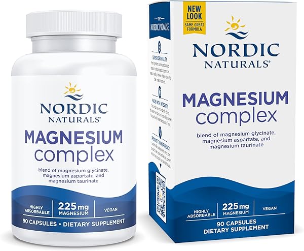 Magnesium Complex - 90 Capsules - 225 mg Magnesium - Brain & Heart Health, Mood, Energy, and Muscle Relaxation - Non-GMO, Vegan - 30 Servings in Pakistan in Pakistan