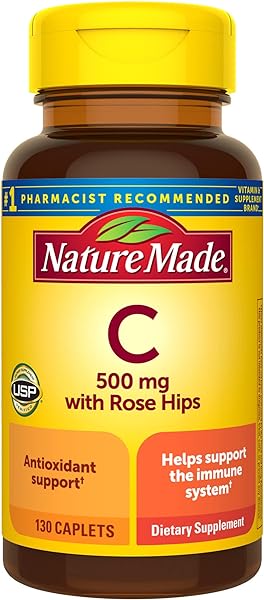 Nature Made Vitamin C 500 mg with Rose Hips,  in Pakistan