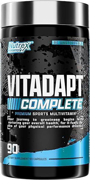 Vitadapt Complete Sports Multivitamin for Men - 24 Vitamins, KSM-66 Ashwagandha and Minerals for Athletes - Mens Multivitamin (90 Capsules) in Pakistan in Pakistan