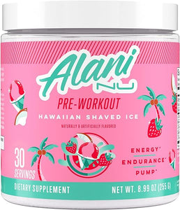 Pre Workout Powder Hawaiian Shaved ICE | Amino Energy Boost | Endurance Supplement | Sugar Free | 200mg Caffeine | L-Theanine, Beta-Alanine, Citrulline | 30 Servings in Pakistan