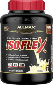 ISOFLEX Whey Protein Powder, Whey Protein Isolate, 27g Protein, Vanilla, 5 Pound in Pakistan