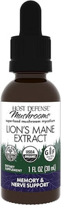 Lion's Mane Extract - Brain Health Support Supplement - Mushroom Supplement to Support Focus & Memory Function - Immune & Nervous System Support Supplement - 1 fl oz (30 Servings)* in Pakistan