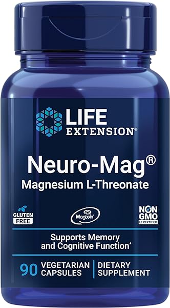 Neuro-mag Magnesium L-threonate, Magnesium L-threonate, Brain Health, Memory & Attention, Gluten Free, Vegetarian, Non-GMO, 90 Vegetarian Capsules in Pakistan