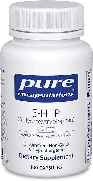 Pure Encapsulations 5-HTP 50 mg | 5-Hydroxytryptophan Supplement for Brain, Eating Behavior, and Serotonin Support* | 180 Capsules in Pakistan in Pakistan