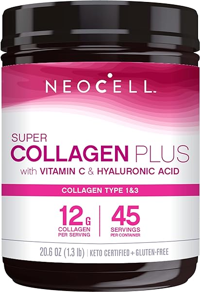 Super Collagen Powder, Collagen Plus includes Vitamin C & Hyaluronic Acid, Promotes Healthy Hair, Beautiful Skin, & Nail Support, Collagen Type 1 & 3, 12g Collagen per Serving, 20.6 Oz in Pakistan in Pakistan