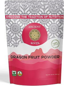 Ancient Roots Dragon Fruit Powder - All-Natural Food Coloring, Filled with Antioxidants, 25 Servings (3.5 ounces) in Pakistan