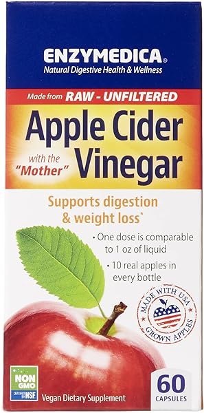 Apple Cider Vinegar, Healthy Weight and Digestive Support, 60 Count in Pakistan