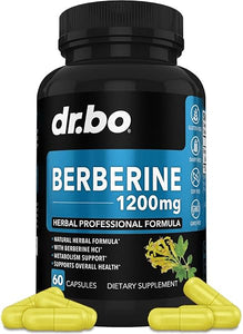 Berberine Supplement Capsules - 1200mg Berberine HCL Supplement for Healthy Metabolic Support - Premium Berberine HCL 600mg Per Capsule, Pure Berberine 1200mg Supplements for Women & Men - 60 Pills in Pakistan