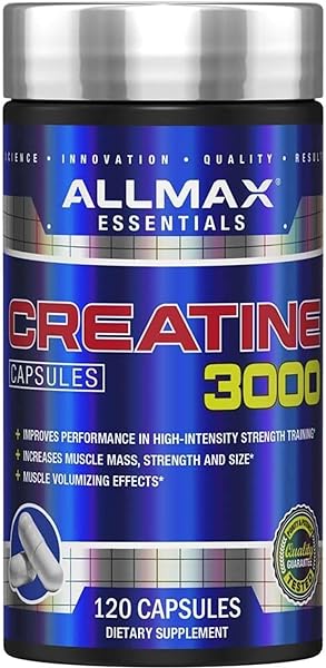 Creatine Monohydrate, Micronized Creatine Powder for Strength and Muscle Recovery, Gluten Free & Fast Absorbing, 120 Capsules in Pakistan