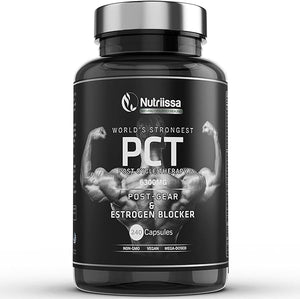 PCT Supplement for Men – Premium All-in-ONE Support for Bodybuilders, Weightlifters & Athletes – Natural AI | Post Gear PCT Support Booster – 6300mg – (240 Veggie Caps) in Pakistan