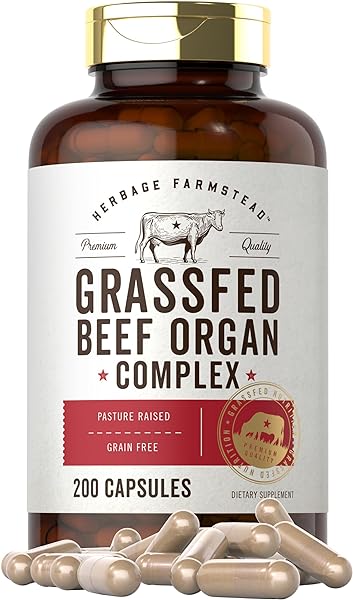 Grass Fed Beef Organ Complex | 200 Capsules | in Pakistan