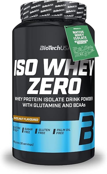 IsoWhey Zero LACTOSE Hazelnut 908G by Biotech in Pakistan