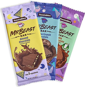 Beast Bar Milk Chocolate, Almond Chocolate, Quinoa Chocolate Feast Bars [3-Pack] in Pakistan