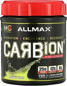 Carbion+, Maximum Strength Electrolyte and Hydration Energy Drink, Lemon Lime, 870g in Pakistan