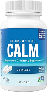 Calm, Magnesium Glycinate Supports Bone, Muscle, Heart, & Nerve Health, Non-GMO, Vegan, Gluten Free 180ct in Pakistan