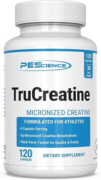 PEScience Trucreatine Capsules, 120 Capsules, Creatine Monohydrate Supplement in Pakistan in Pakistan