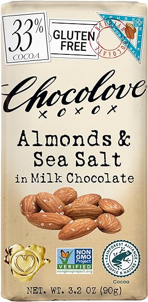 Chocolove Almond & Sea Salt in Milk Chocolate in Pakistan