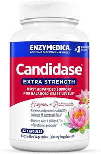 Candidase Extra Strength, Advanced Cleansing Support, with Digestive Enzymes, Probiotics & Botanicals, 42 Count - FFP in Pakistan