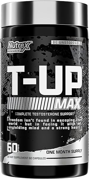 T-Up Natural Testosterone Booster for Men Muscle Enhancer and Libido Support Pills | DAA D-Aspartic Acid, Zinc, B6, B12 | 60 Capsules in Pakistan