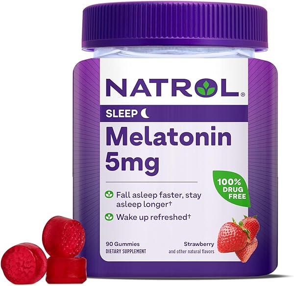 5mg Gummy, Melatonin, Strawberry, 90 Count in Pakistan