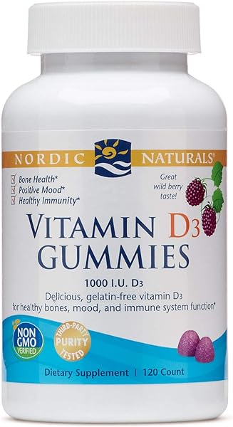 Nordic Naturals Vitamin D3 Gummies, Wild Berr in Pakistan