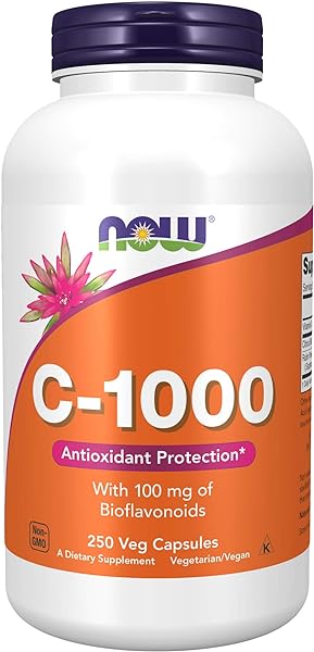 NOW Supplements, Vitamin C-1,000 with 100 mg of Bioflavonoids, Antioxidant Protection*, 250 Veg Capsules in Pakistan in Pakistan