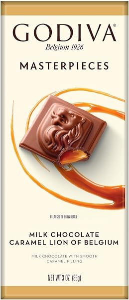 Milk Chocolate Caramel Lion Masterpieces Tablet, Chocolate Treats, Chocolate Candy Bar, Gourmet Chocolate, 3 oz in Pakistan in Pakistan