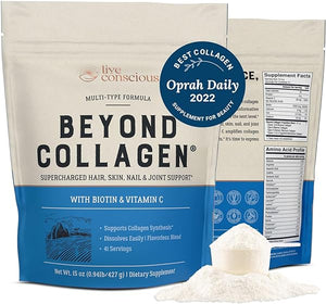 Beyond Collagen Multi Collagen Powder for Women w/Types I, II, III, V & X - Keto Friendly, Hydrolyzed Collagen Peptides Powder Blend w/Biotin & Vitamin C 41 Servings in Pakistan