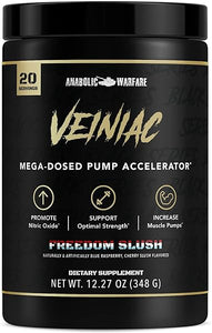 Veiniac Muscle Pump Activator Supplement Stimulant Free Pre-Workout with L-Citrulline, Betaine Anhydrous, & Added AGMass™, Increases Nitric Oxide*, Freedom Slush 20 Servings in Pakistan