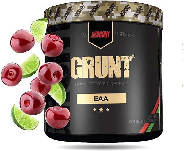 Grunt EAAs, Cherry Lime - Sugar Free, Keto Friendly Essential Amino Acids - Post Workout Powder Containing 9 Amino Acids to Help Train, Recover, Repeat (30 Servings) in Pakistan in Pakistan