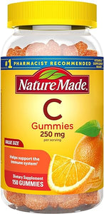 Nature Made Vitamin C 250 mg per serving, Dietary Supplement for Immune Support, 150 Gummies, 75 Day Supply in Pakistan