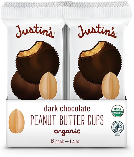 Organic Dark Chocolate Peanut Butter Cups, 12 in Pakistan