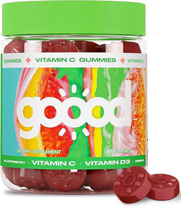 Goood Immunity Gummies with Elderberry Vitamin C and Zinc for Adult & Kids Immune Support - Sugar Free Gummy Vitamins Immune System Booster - Vitamin C & Zinc Gummies Immune Support for Kids & Teens in Pakistan