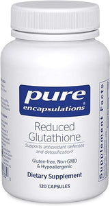 Pure Encapsulations Reduced Glutathione | Hypoallergenic Antioxidant Supplement to Support Liver and Cell Health* | 120 Capsules in Pakistan