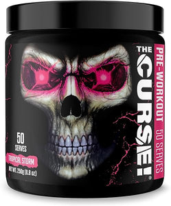 The Curse! Pre Workout Powder - Tropical Storm 50 Servings | Preworkout: Boost Strength, Energy + Focus for Men & Women | Caffeine, Beta-Alanine, Creatine & L-Citrulline in Pakistan