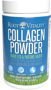 Collagen Peptides Powder - Grass-Fed, Pasture-Raised Hydrolyzed Protein Supplement for Skin, Hair, & Nails - Non-GMO, Zero Sugar Daily Supplement for Men & Women (30 Servings) in Pakistan