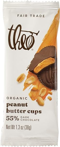 Organic Dark Chocolate Peanut Butter Cups, 1 Pack | Vegan, Fair Trade in Pakistan