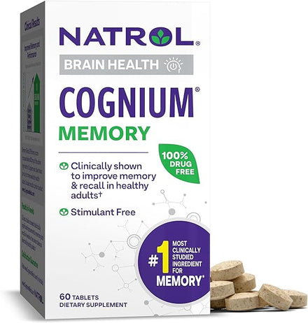 Cognium Memory Silk Protein Hydrolysate 100mg, Dietary Supplement for Brain Health Support, 60 Tablets, 30 Day Supply in Pakistan