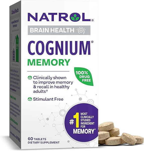 Cognium Memory Silk Protein Hydrolysate 100mg, Dietary Supplement for Brain Health Support, 60 Tablets, 30 Day Supply in Pakistan in Pakistan