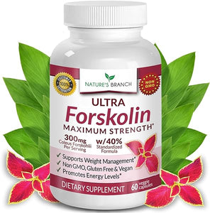 Premium 100% Ultra Pure Forskolin for Weight Loss Max Strength w/ 40% Standardized Coleus Forskohlii Root Extract Powder Belly Buster Supplement - Extreme Keto Advanced Boost Complex - 60 Diet Pills in Pakistan