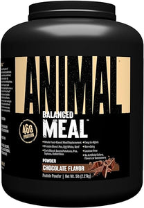 Meal - All Natural High Calorie Meal Shake - Egg Whites, Beef Protein, Pea Protein, Chocolate, 5 Pound (3930) in Pakistan