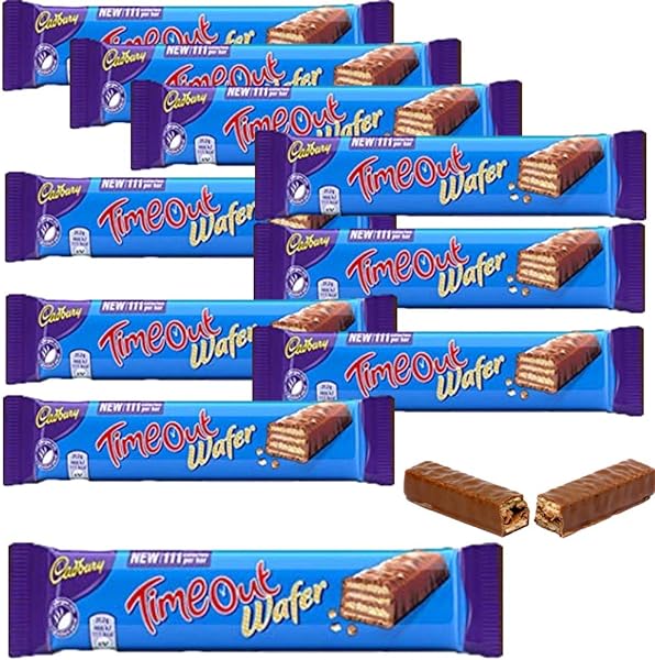 Cadbury Timeout Chocolate Bar | Total 10 bars of British Chocolate Candy in Pakistan in Pakistan